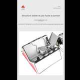 Réchaud à gaz de randonnée et camping portable, compact et facile à utiliser