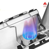 Réchaud à gaz de randonnée et camping portable, compact et facile à utiliser