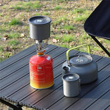 Réchaud à gaz pliable et portable pour camping, compact, léger et efficace
