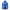 Veste de randonnée ultralégère bleu roi sans poches, fermeture éclair, non étanche