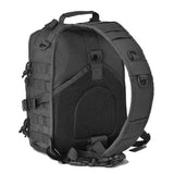 Sac à dos tactique imperméable noir 40 L avec sangle et maille respirante pour confort