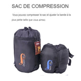 Sac de compression pour sac de couchage Desert Fox, facile à transporter pour le camping
