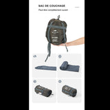 Sac de couchage compressible, étapes pour le plier et le ranger