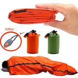Sac de couchage d'urgence avec sifflet intégré, pratique pour le camping