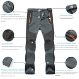 Schéma détaillé du pantalon imperméable, mettant en avant ses caractéristiques techniques