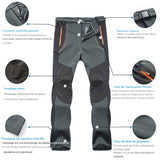 Schéma détaillé du pantalon de randonnée femme, mettant en avant sa conception et ses matériaux techniques