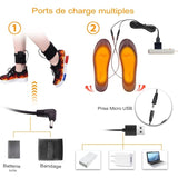 Semelles de chaussures Chauffantes, confort et chaleur en hiver