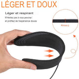 Semelle chauffante USB légère et respirante, montrée en pliage, épaisseur de 4mm