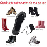 Semelles thermiques Chauffantes USB pour chaussures d'hiver