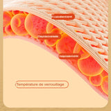 Structure de sous-vêtement thermique montrant les couches pour le verrouillage de la température