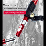 Système de verrouillage amélioré du bâton de randonnée avec loquet épais