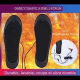 Semelles Chauffantes en fibre de carbone pour chaussures
