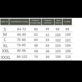 Tableau des tailles pour pantalon tactique d'été, spécifications détaillées des mesures