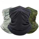 Trois bandanas tactiques en camouflage, offrant protection et style pour diverses activités