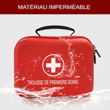Trousse de premiers secours compacte et étanche pour la maison et l'extérieur