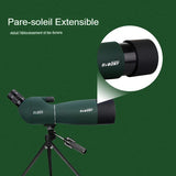 Télescope avec pare-soleil extensible pour réduire l'éblouissement