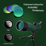 Télescope avec revêtements antireflet multicouches