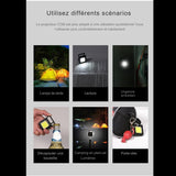 Utilisation de la lampe de poche LED pour divers scénarios, y compris camping, lecture, et décapsuler une bouteille