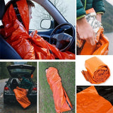 Utilisation du sac de couchage d'urgence dans diverses situations