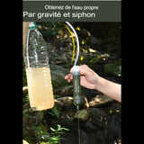 Filtre à eau ultra léger en fibre de carbone de randonnée
