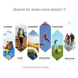 Utilisations de l'imperméable léger  alpinisme, campement, pique-nique, équitation