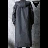 Poncho de pluie Imperméable long avec capuche pour adultes, protection maximale