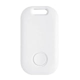 Traceur GPS Bluetooth couleur blanche, bouton discret intégré, idéal pour le suivi d'objets