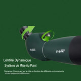 Zoom sur le système de mise au point du télescope