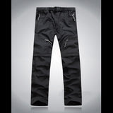 Pantalon de randonnée noir pour homme, imperméable et respirant, idéal pour le trekking