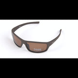 Lunettes de soleil polarisées brunes avec lentilles marron, idéales pour la randonnée