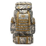 Sac à dos militaire étanche camouflage gris pour randonnée et activités extérieures