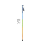 Bâton de randonnée coloré 130 cm, manche en mousse et dragonne réglable