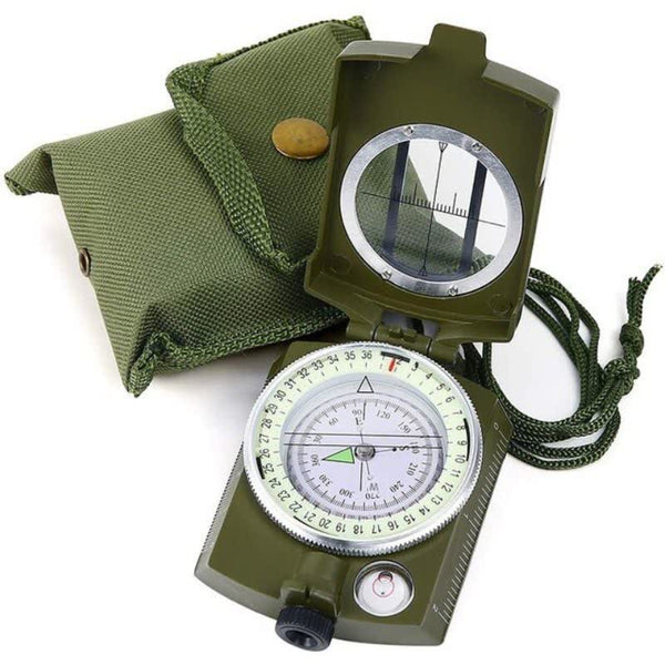 Boussole portable de navigation avec étui de transport et affichage LED