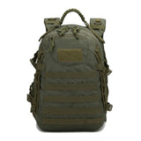 Sac à dos tactique vert imperméable 40 L avec multiples compartiments