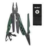 Pince multi-outils verte avec scie, pince et étui NexTool