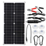 Panneau solaire portable 600W avec accessoires de fixation et câbles d’alimentation